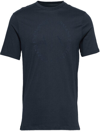T-Shirt T-shirts Short-sleeved Marineblå Armani Exchange*Betinget Tilbud