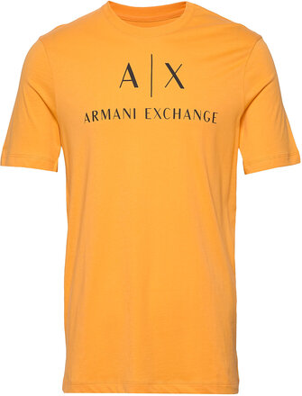 T-Shirt T-shirts Short-sleeved Gul Armani Exchange*Betinget Tilbud