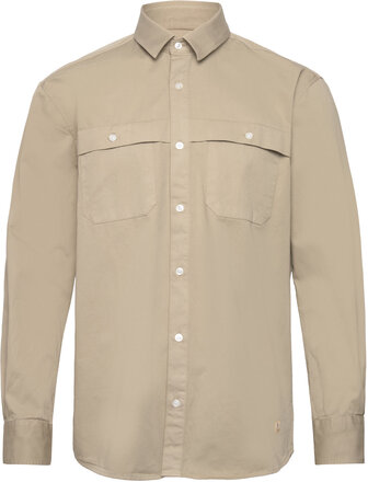 Overshirt Héritage Tops Shirts Casual Beige Armor Lux