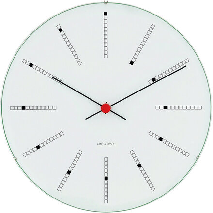 Bankers Vægur Ø21 Cm Home Decoration Watches Wall Clocks White Arne Jacobsen Clocks