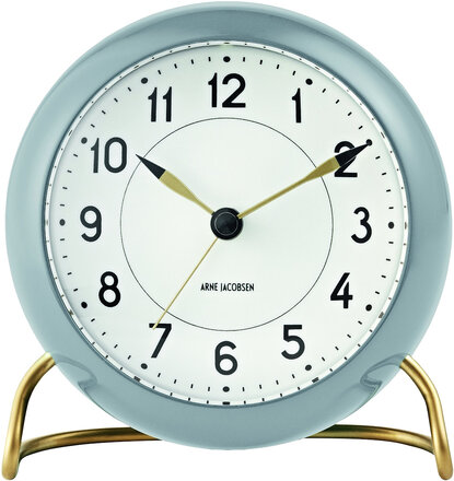 Station Bordur Ø11 Cm Home Decoration Watches Alarm Clocks Grey Arne Jacobsen Clocks