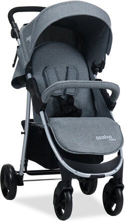 Asalvo Pushchair Paris, Grey Baby & Maternity Strollers & Accessories Strollers Blue Asalvo