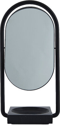 Angui Bordspejl Home Furniture Mirrors Round Mirrors Black AYTM