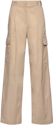 Pantalon Vara Trousers Cargo Pants Beige Ba&sh*Betinget Tilbud