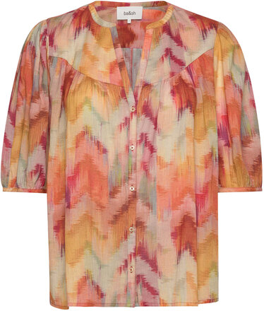Alabama Shirt Kortermet Skjorte Multi/mønstret Ba&sh*Betinget Tilbud