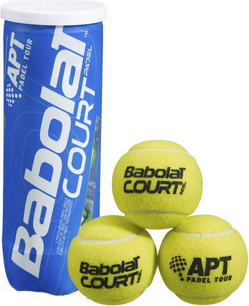 Court Padel X3 Balls Accessories Sports Equipment Rackets & Equipment Balls & Accessories Gul Babolat*Betinget Tilbud
