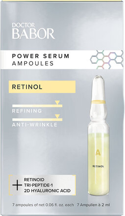 Doctor Babor Ampoule Retinol Serum Ansiktspleie Nude Babor*Betinget Tilbud