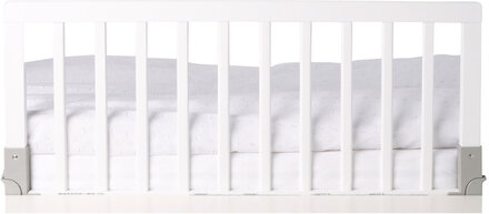 Wooden Bed Guard By Babydan, White/Silver Baby & Maternity Care & Hygiene Baby Safety White BabyDan