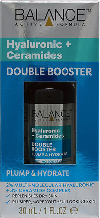 Balance Active Formula Balance 2% Hyaluronic Acid + 3% Cermaide Complex Booster Serum Ansiktsvård Nude Balance Active Formula