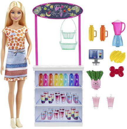 Smoothie Bar Playset Toys Dolls & Accessories Dolls Multi/mønstret Barbie*Betinget Tilbud