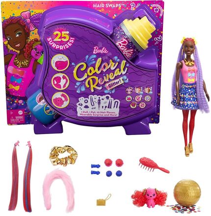 Barbie Hair Feature 2 Toys Dolls & Accessories Dolls Multi/mønstret Barbie*Betinget Tilbud