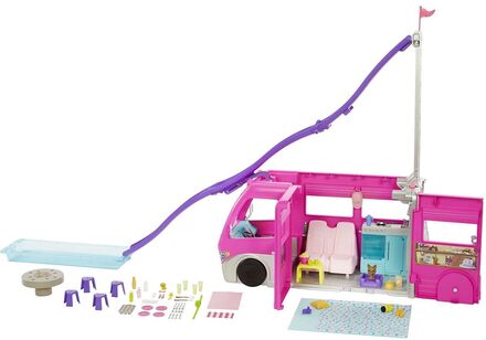 Dream Camper Vehicle Playset Toys Dolls & Accessories Dolls Accessories Multi/mønstret Barbie*Betinget Tilbud