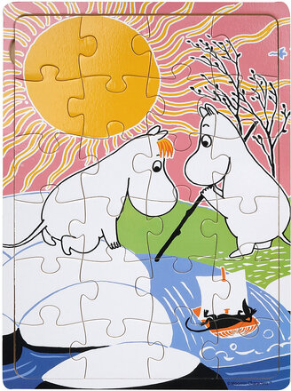 Moomin Wooden Frame Puzzle - Fishing Toys Puzzles And Games Puzzles Wooden Puzzles Multi/patterned MUMIN