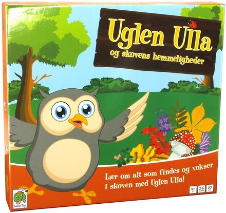 Uglen Ulla - Skovens Hemmeligheder Toys Puzzles And Games Games Board Games Multi/patterned Barbo Toys