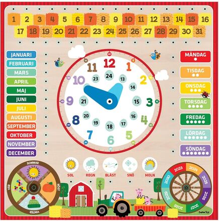 Children's Learning Calendar - Wacky Wonders - Fcs - Swedish Toys Creativity Calendars Multi/mønstret Barbo Toys*Betinget Tilbud