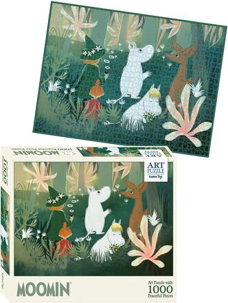 Moomin Art Puzzle - 1000 Pcs - Green Toys Puzzles And Games Puzzles Classic Puzzles Multi/patterned MUMIN