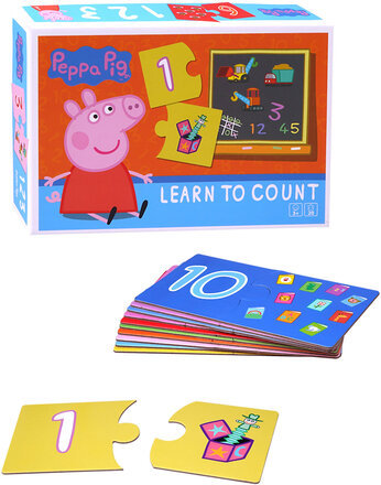 Peppa Pig Learn To Count Toys Puzzles And Games Games Educational Games Multi/patterned Gurli Gris