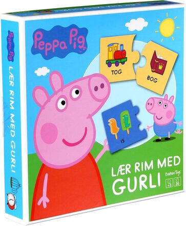 Lær At Rime Med Gurli Gris Toys Puzzles And Games Puzzles Pedagogical Puzzles Multi/patterned Gurli Gris