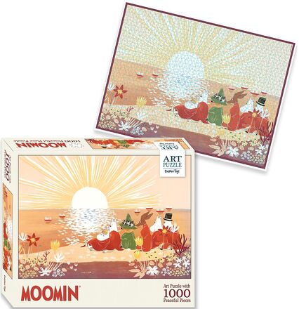 Moomin Art Puzzle - 1000 Pcs - Red Toys Puzzles And Games Puzzles Classic Puzzles Multi/mønstret MUMIN*Betinget Tilbud