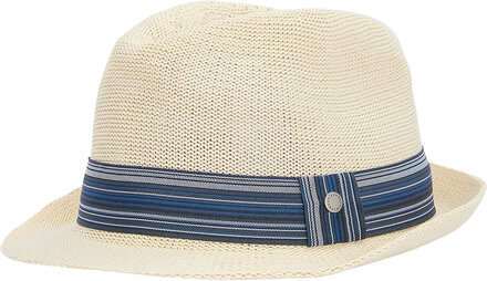 Barbour Belford Trilby Designers Headwear Hats Blue Barbour
