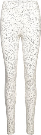 Elba Leggings Gots Bottoms Leggings White Basic Apparel