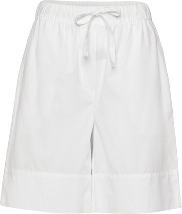 Tilde Shorts Gots Bottoms Shorts Bermudas White Basic Apparel