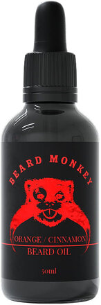 Beard Oil Orange/Cinnamon Beauty MEN Beard & Mustache Beard Oil Nude Beard Monkey*Betinget Tilbud