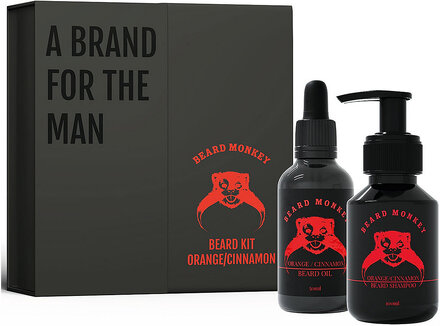 Beard Kit Orange/Cinnamon Beauty MEN ALL SETS Nude Beard Monkey*Betinget Tilbud