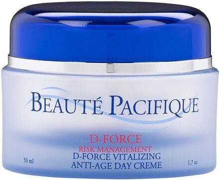Dforce Risk Management Vitalizing Anti Age Day Cream Fugtighedscreme Dagcreme Nude Beauté Pacifique