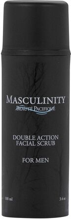 Double Action Facial Scrub, For Men Ansigtsscrub Ansigtspleje Nude Beauté Pacifique