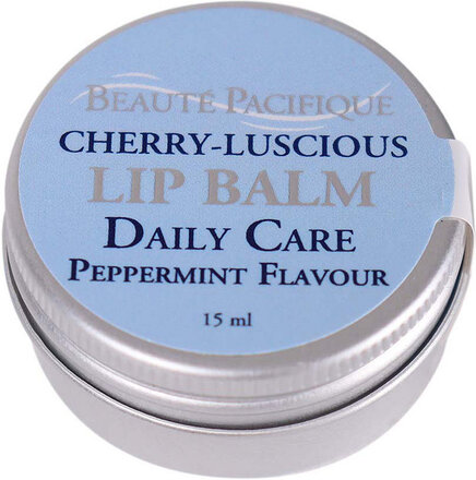 Cherryluscious Lip Balm Daily Care, Peppermint Flavour Läppbehandling Nude Beauté Pacifique