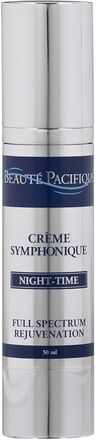 Crème Symphonique Night Time Beauty Women Skin Care Face Moisturizers Night Cream Nude Beauté Pacifique