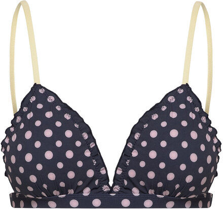 Pistea Cora Bra Lingerie Bras & Tops Soft Bras Bralette Blå Becksöndergaard*Betinget Tilbud