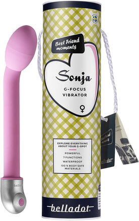 Sonja G-Spot Focus Vibrator Pink Beauty WOMEN Sex And Intimacy Vibrators Rosa Belladot*Betinget Tilbud