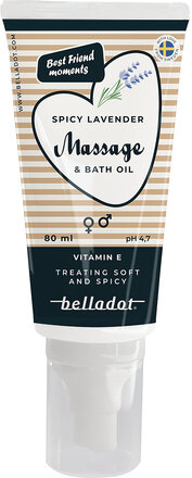 Massage Oil Spicy Lavender 80Ml Beauty WOMEN Sex And Intimacy Lubricants & Oils Nude Belladot*Betinget Tilbud