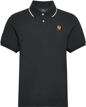 Tipped Polo Designers Polos Short-sleeved Black Belstaff
