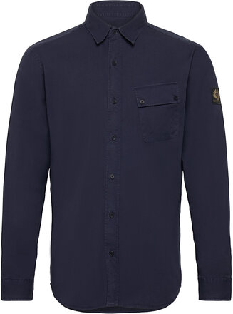 Pitch Shirt Skjorte Uformell Blå Belstaff*Betinget Tilbud