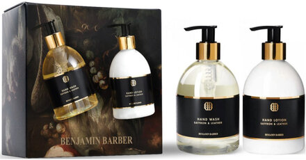 Benjamin Barber Gift Set Saffron & Leather Hand Duo Beauty MEN ALL SETS Nude Benjamin Barber*Betinget Tilbud
