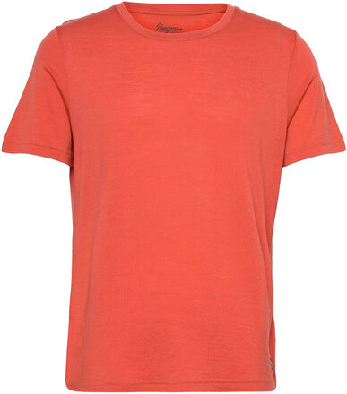 Urban Wool Tee T-shirts Short-sleeved Oransje Bergans*Betinget Tilbud