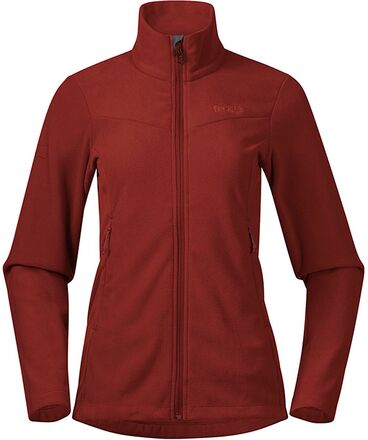 Finnsnes Fleece W Jacket Sport Sweatshirts & Hoodies Fleeces & Midlayers Burgundy Bergans