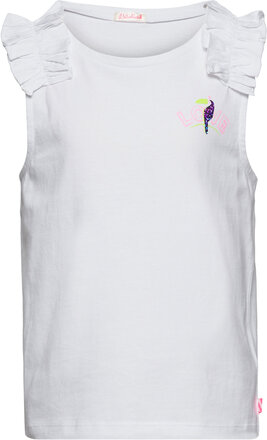 Tank Top T-shirts Sleeveless Hvit Billieblush*Betinget Tilbud