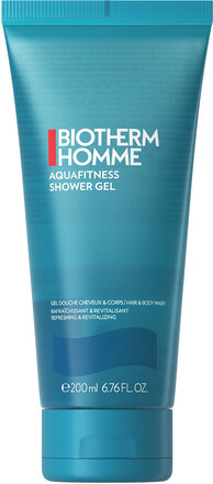 Aqua-Fitness Shower Gel Beauty MEN Skin Care Body Shower Gel Nude Biotherm*Betinget Tilbud