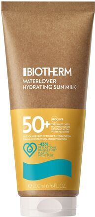 Waterlover Hydrating Sun Milk Spf50 Solkrem Kropp Nude Biotherm*Betinget Tilbud
