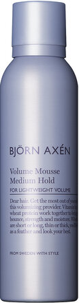 Volume Mousse 200 Ml Beauty WOMEN Hair Styling Hair Mousse/foam Nude Björn Axén*Betinget Tilbud