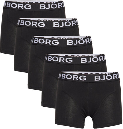 Core Boxer 5P Night & Underwear Underwear Underpants Black Björn Borg