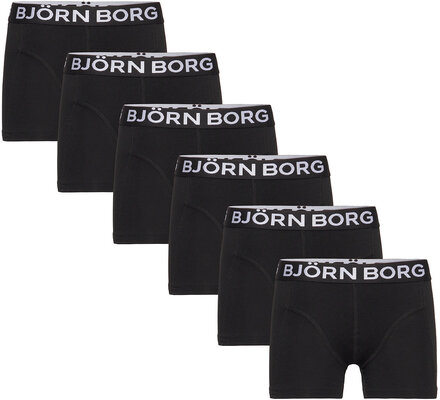 Core Boxer 7P Night & Underwear Underwear Underpants Black Björn Borg