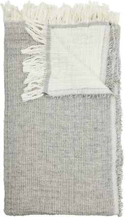 Throw - Samos Home Textiles Cushions & Blankets Blankets & Throws Grey Boel & Jan