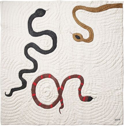 Snake Bed Cover Home Textiles Bedtextiles Bedspread Multi/patterned Bongusta
