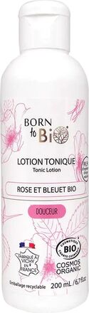 Born To Bio Tonic Lotion With Organic Rose And Blueberry Floral Waters Ansiktstvätt Ansiktsvatten Nude Born To Bio