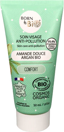 Born To Bio Antipollution Face Care For Normal Skin Fugtighedscreme Dagcreme Nude Born To Bio